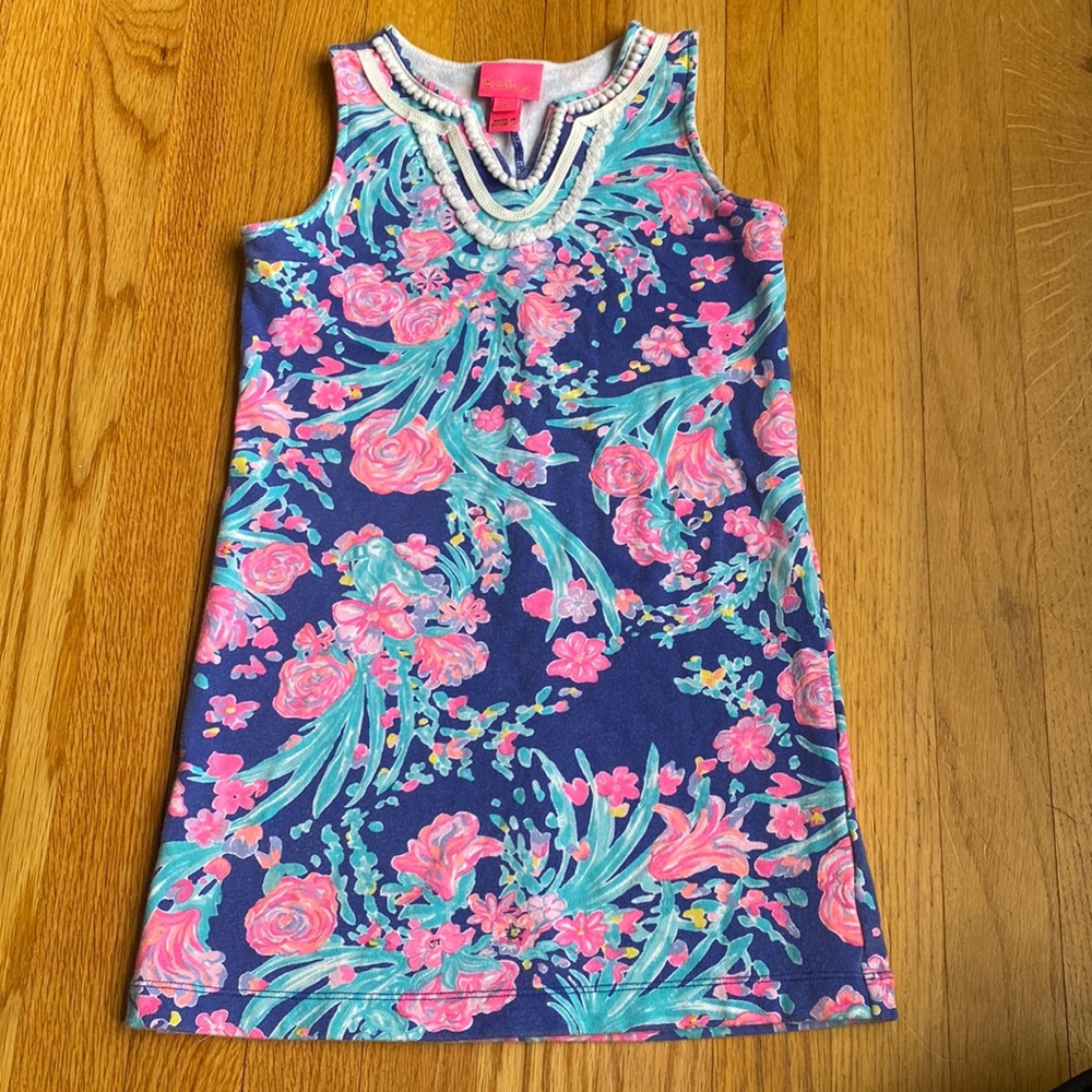 Lilly Pulitzer girls floral dress.